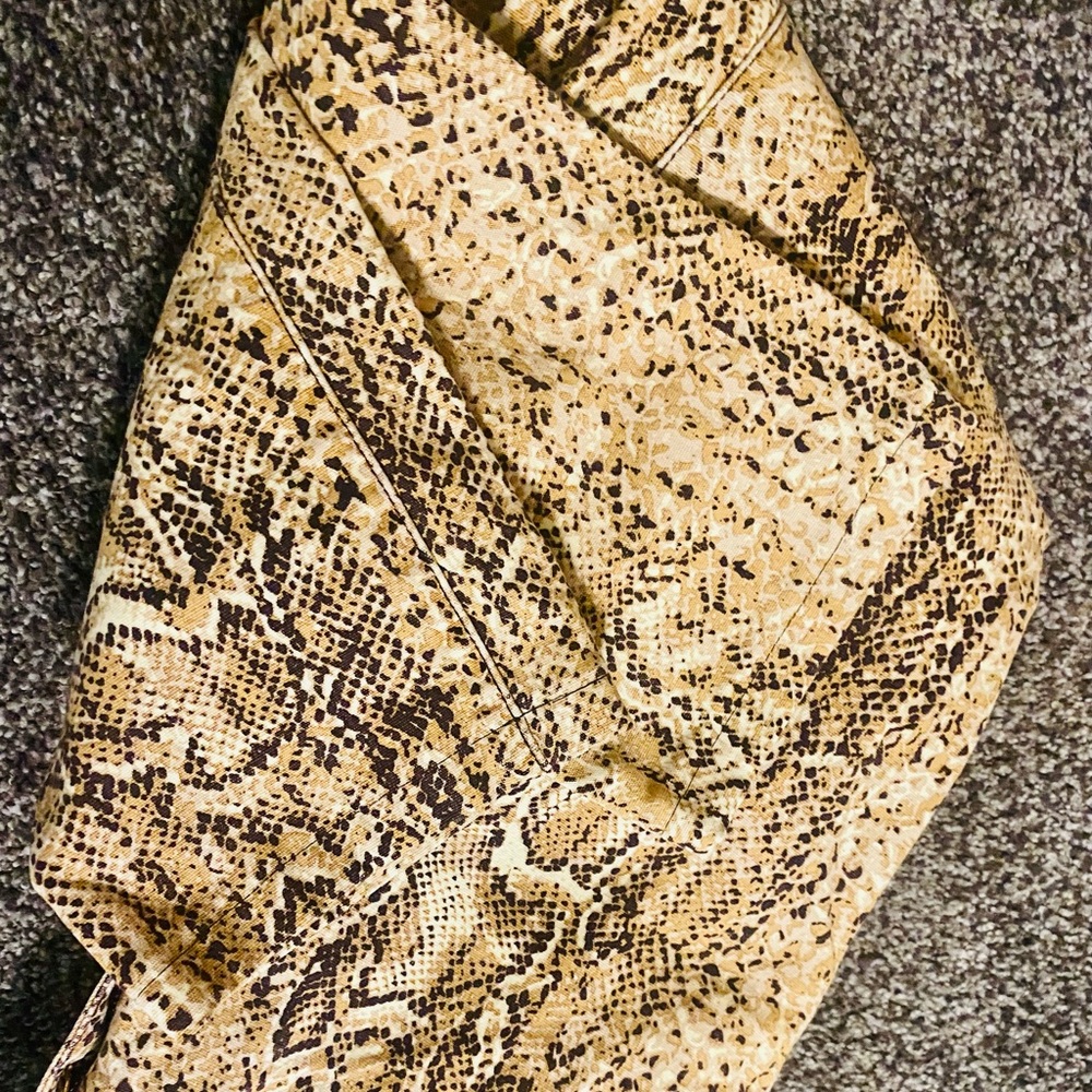 Euc Tory Burch Python Snakeskin Print Skinny Jeans - image 8